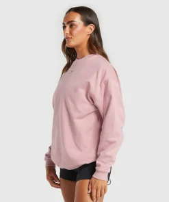 DAMES Gymshark Hoodies & Truien*Strong Girl Lifting Club Oversized Graphic Crew
