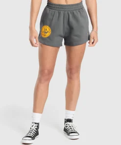DAMES Gymshark Shorts*Strong Girl Lifting Club Graphic Shorts