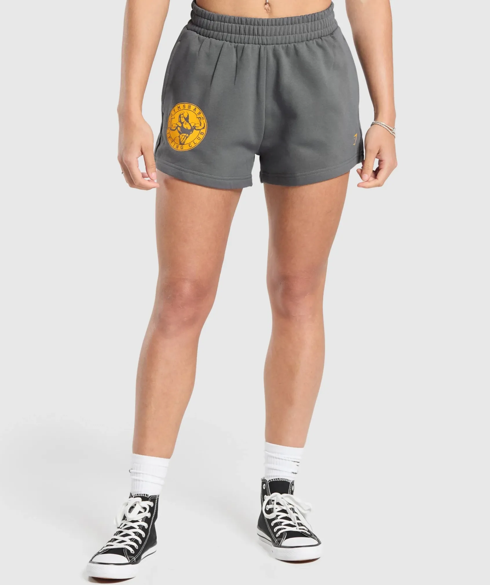 DAMES Gymshark Shorts*Strong Girl Lifting Club Graphic Shorts