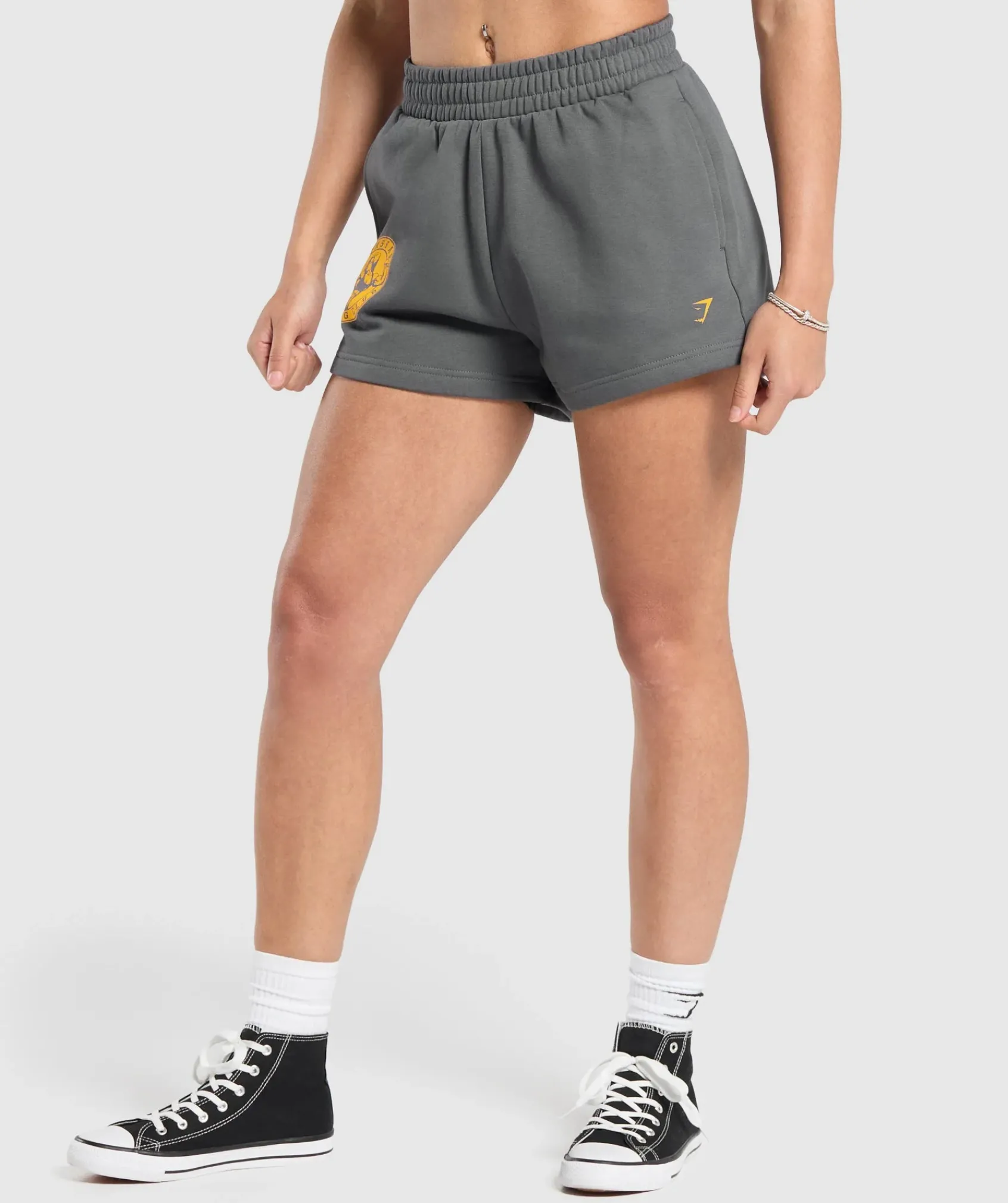 DAMES Gymshark Shorts*Strong Girl Lifting Club Graphic Shorts