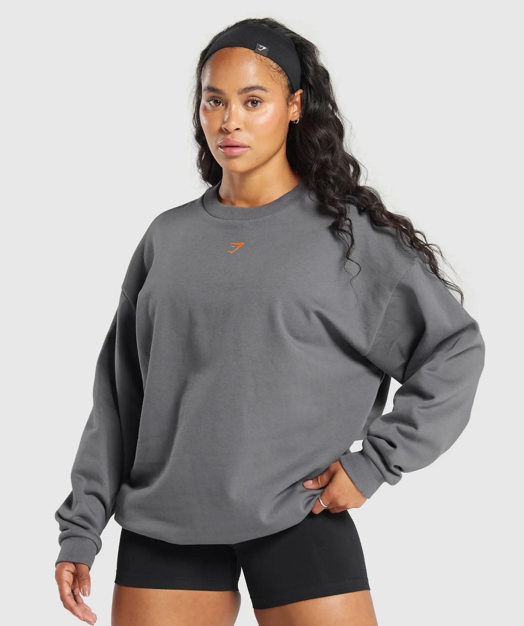 DAMES Gymshark Hoodies & Truien*Strong Girl Lifting Club Oversized Graphic Crew