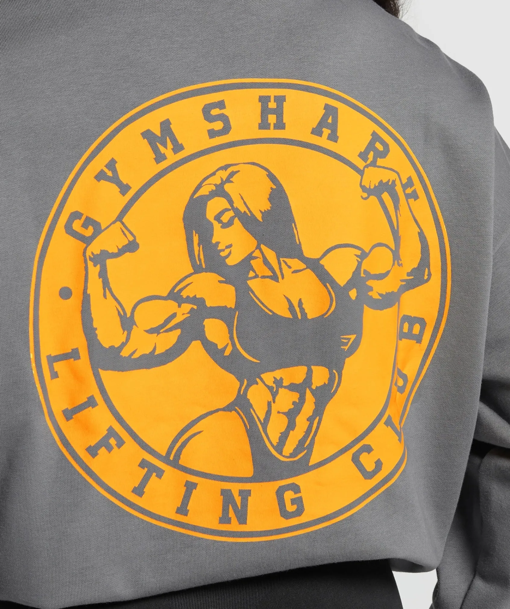 DAMES Gymshark Hoodies & Truien*Strong Girl Lifting Club Oversized Graphic Crew