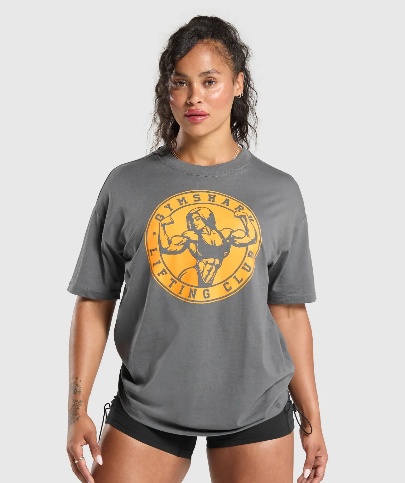 DAMES Gymshark T-shirts*Strong Girl Lifting Club Graphic T-Shirt