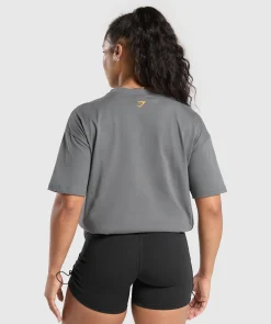 DAMES Gymshark T-shirts*Strong Girl Lifting Club Graphic T-Shirt