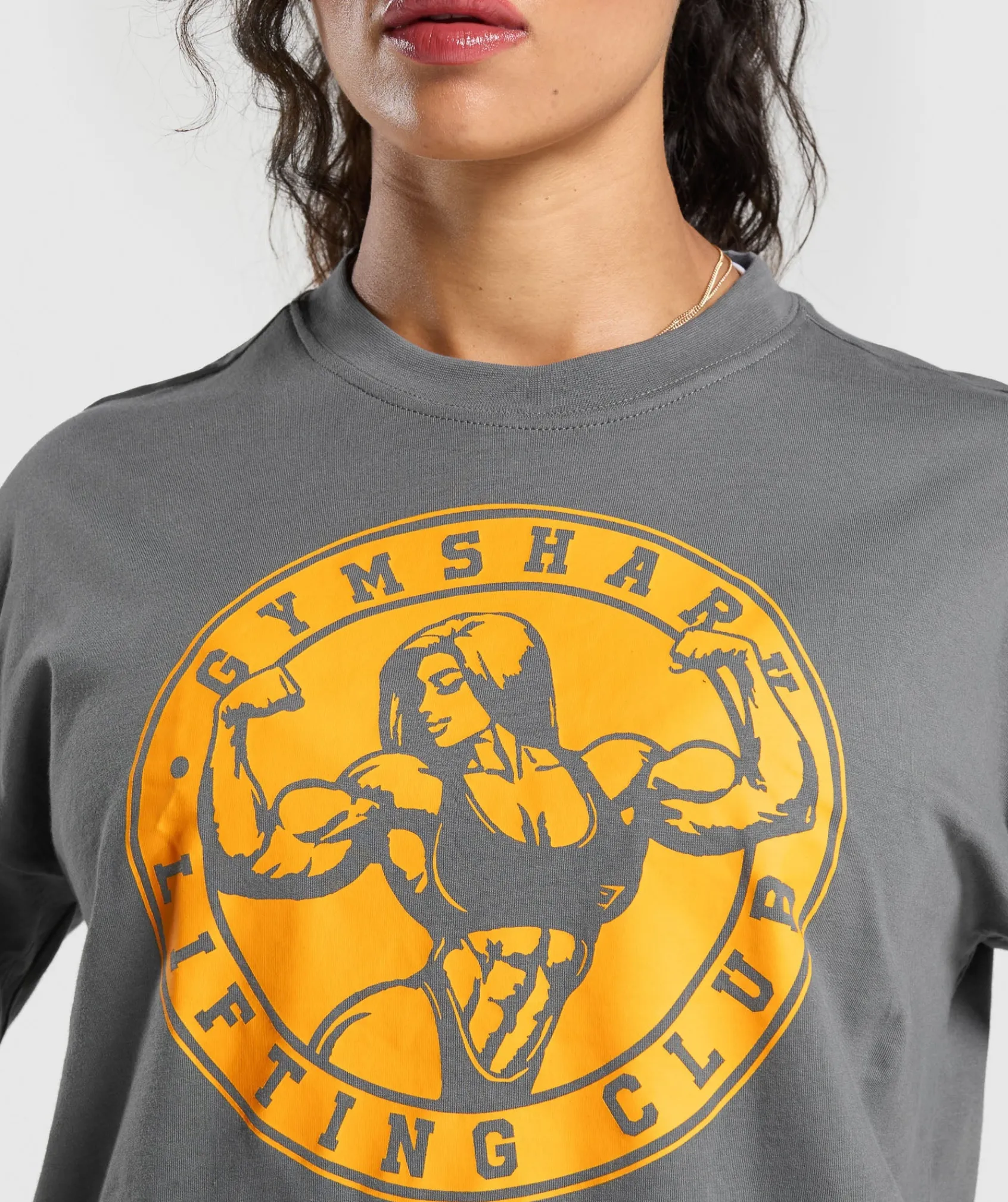 DAMES Gymshark T-shirts*Strong Girl Lifting Club Graphic T-Shirt