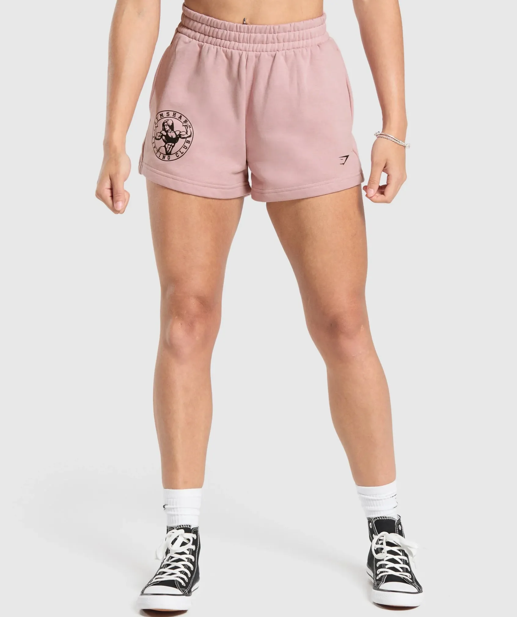 DAMES Gymshark Shorts*Strong Girl Lifting Club Graphic Shorts