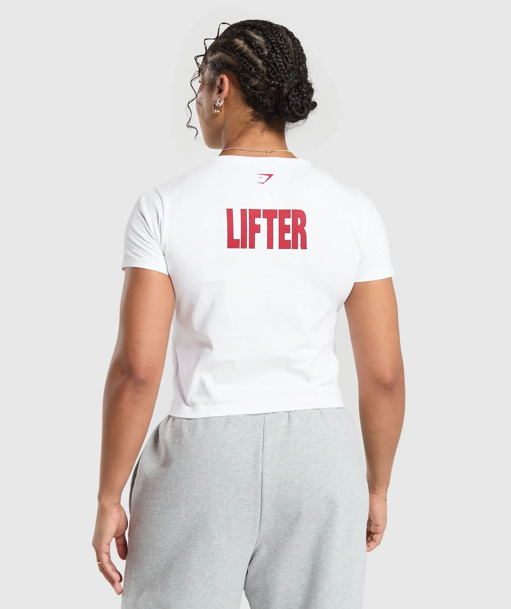 DAMES Gymshark Croptops|T-shirts*Strong Lifter Baby Tee