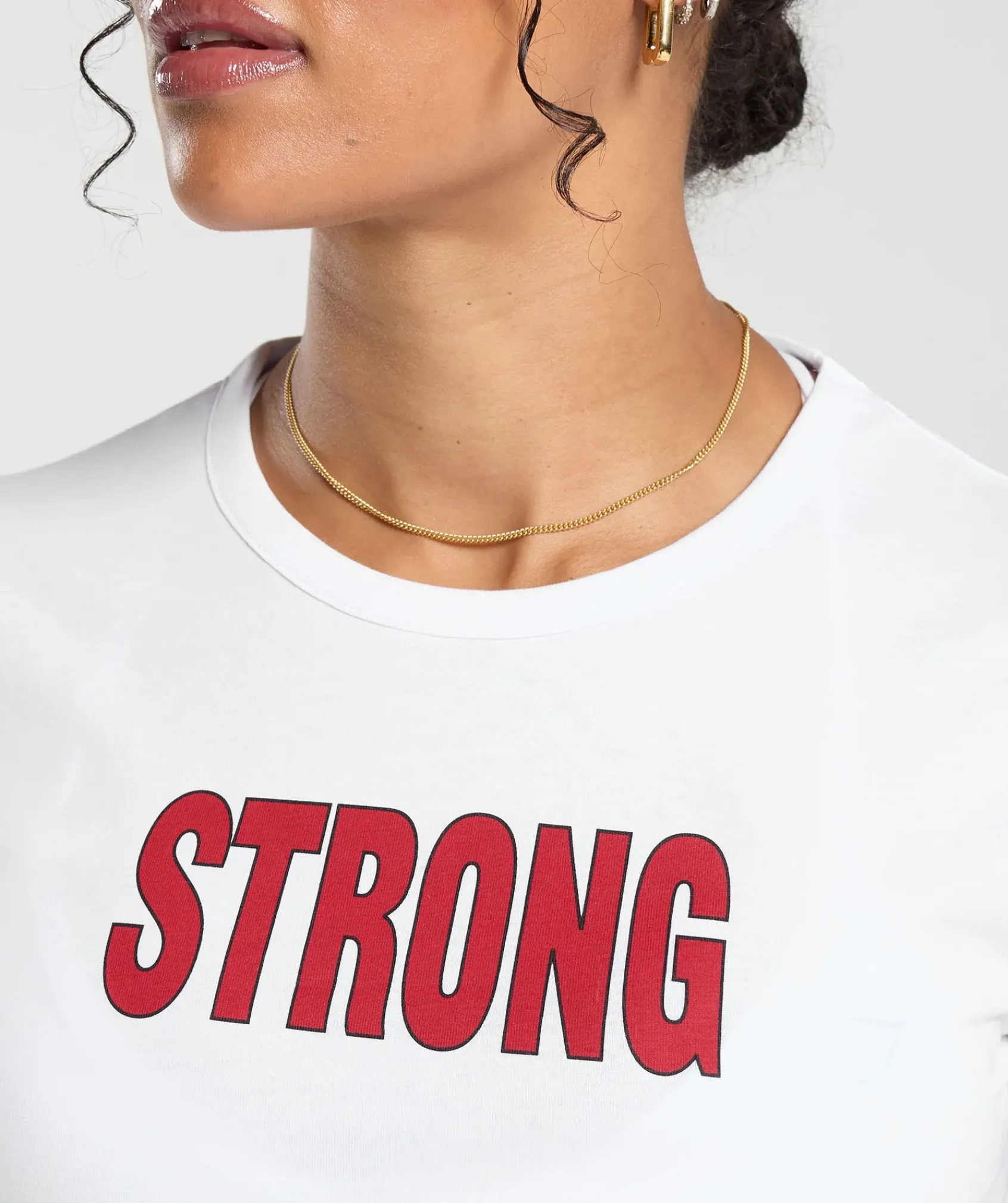 DAMES Gymshark Croptops|T-shirts*Strong Lifter Baby Tee