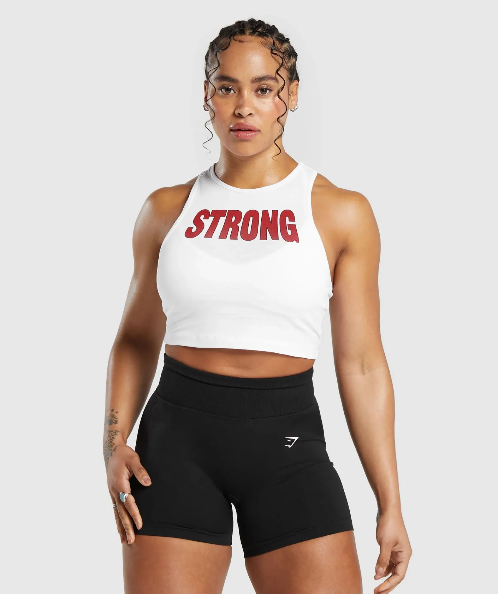 DAMES Gymshark Tanktops*Strong Lifter Crop Tank