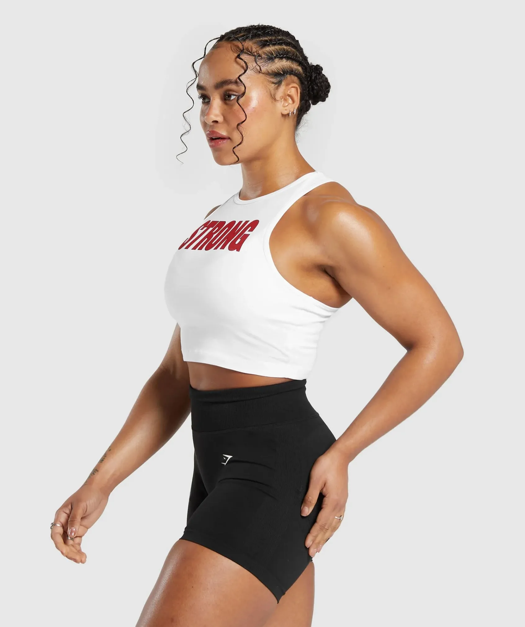 DAMES Gymshark Tanktops*Strong Lifter Crop Tank