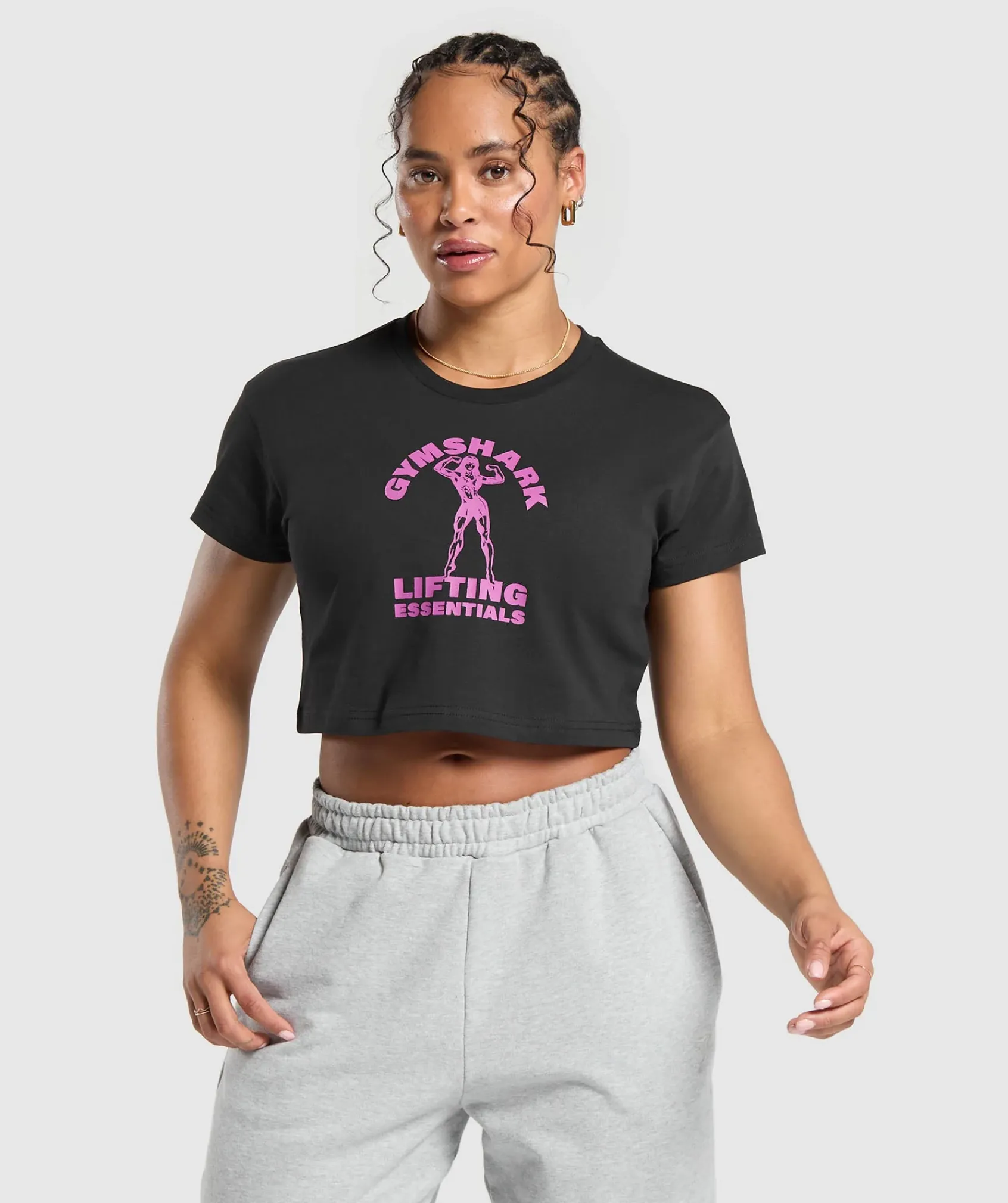 DAMES Gymshark Croptops|T-shirts*Strong Women Crop Top