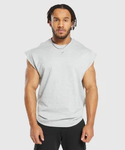 Heren Gymshark Tanktops|T-shirts*Super Natural Cut Off Tank