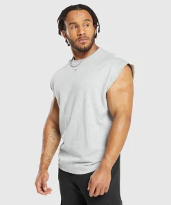 Heren Gymshark Tanktops|T-shirts*Super Natural Cut Off Tank