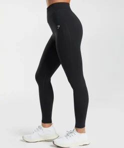 DAMES Gymshark Leggings|Zwarte Leggings*Sweat Seamless Leggings