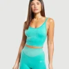 DAMES Gymshark Croptops|Tanktops*Sweat Seamless Washed Midi Tank
