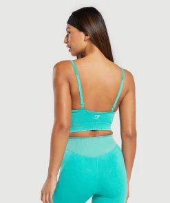DAMES Gymshark Croptops|Tanktops*Sweat Seamless Washed Midi Tank
