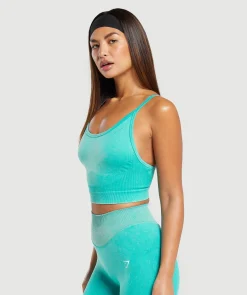 DAMES Gymshark Croptops|Tanktops*Sweat Seamless Washed Midi Tank