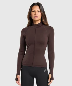 DAMES Gymshark Bedekkende Sportkleding|Sportjacks*Sweat Seamless Zip Up Jacket