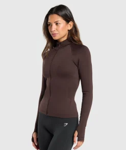 DAMES Gymshark Bedekkende Sportkleding|Sportjacks*Sweat Seamless Zip Up Jacket