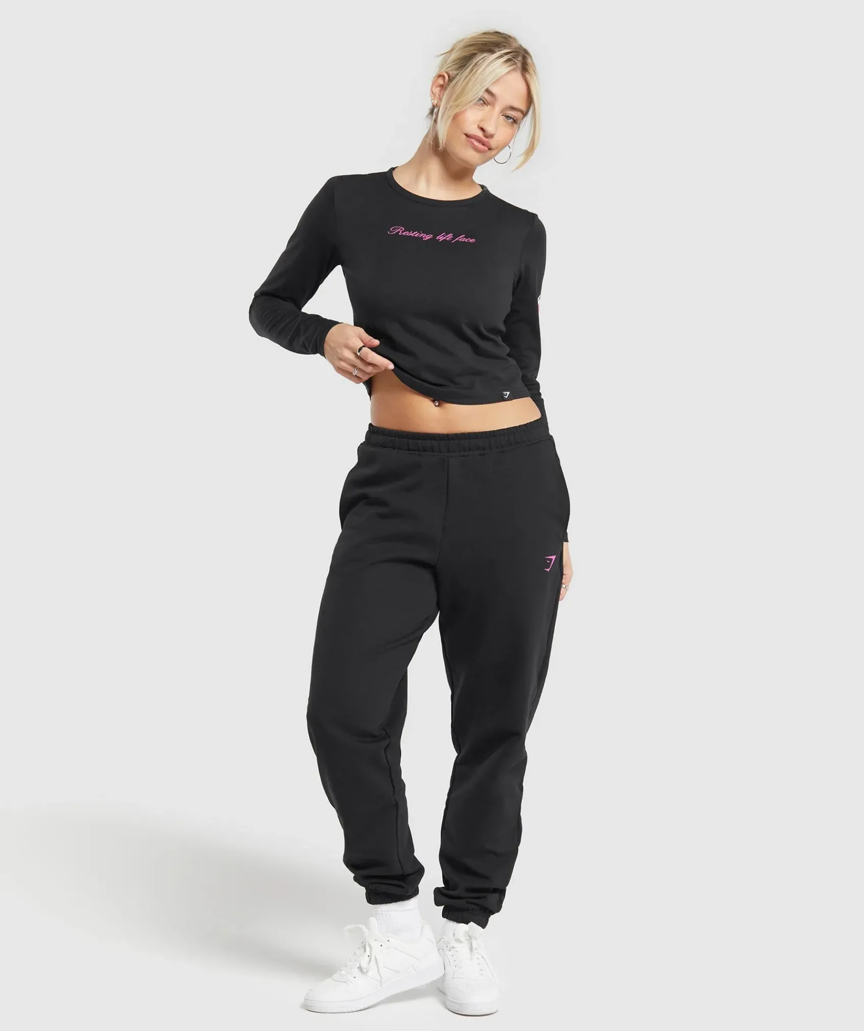 DAMES Gymshark T-shirts*Tattoo Midi Long Sleeve T-Shirt