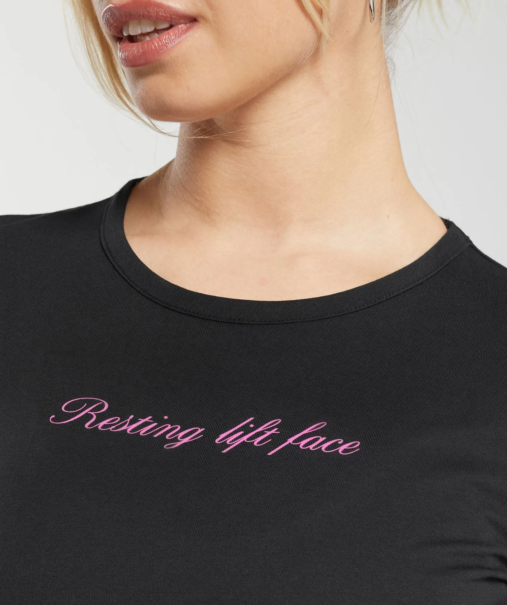 DAMES Gymshark T-shirts*Tattoo Midi Long Sleeve T-Shirt