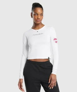 DAMES Gymshark T-shirts*Tattoo Midi Long Sleeve T-Shirt