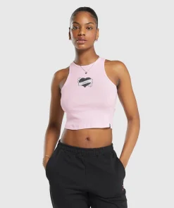 DAMES Gymshark Tanktops*Tattoo Midi Tank