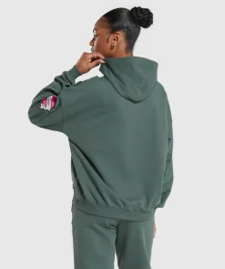 DAMES Gymshark Hoodies & Truien*Tattoo Oversized Hoodie