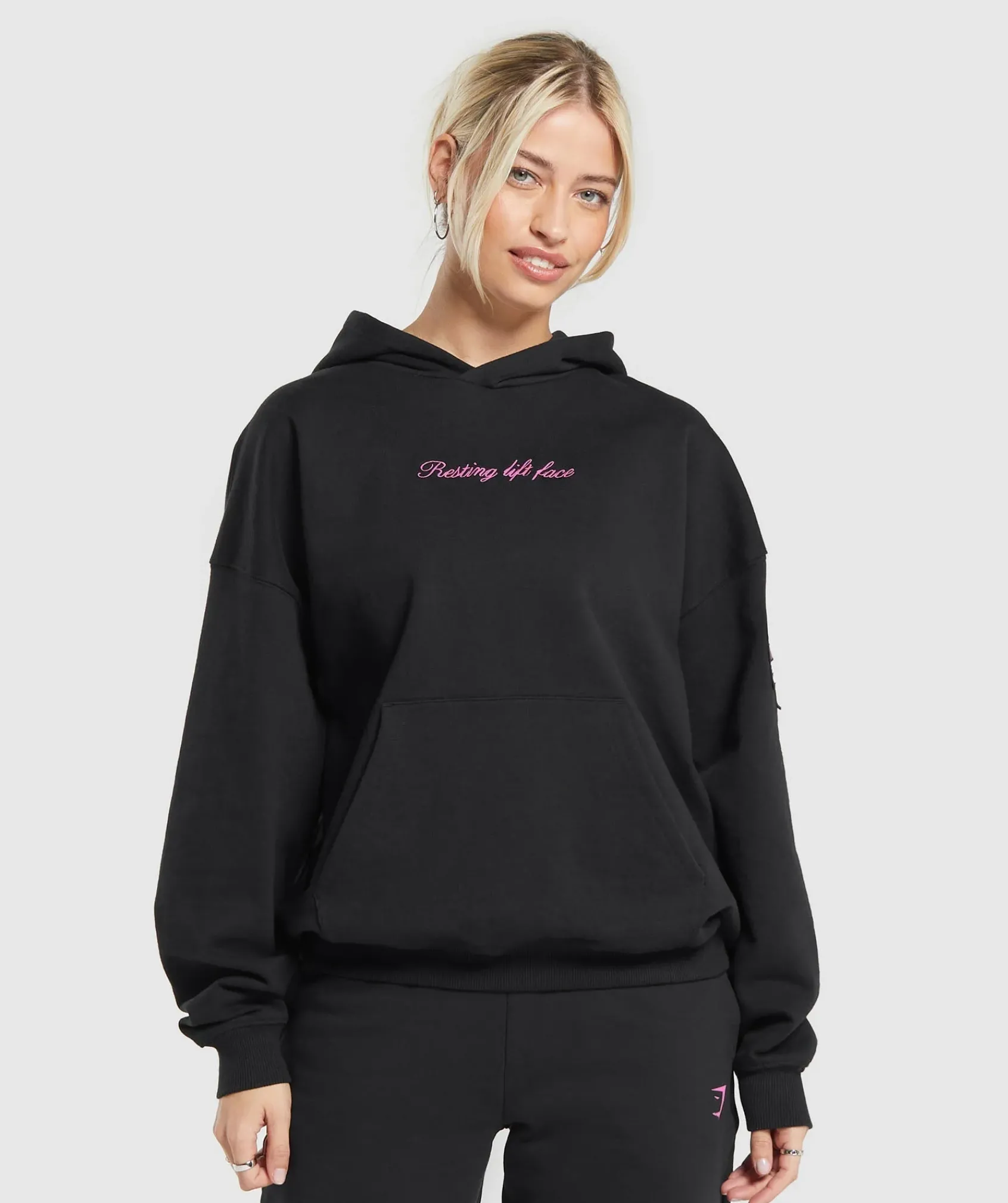 DAMES Gymshark Hoodies & Truien*Tattoo Oversized Hoodie
