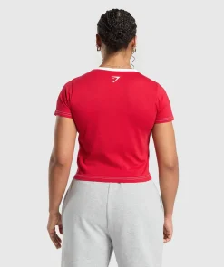 DAMES Gymshark Croptops|T-shirts*Team GS Baby Tee