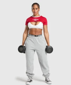 DAMES Gymshark Croptops|T-shirts*Team GS Baby Tee