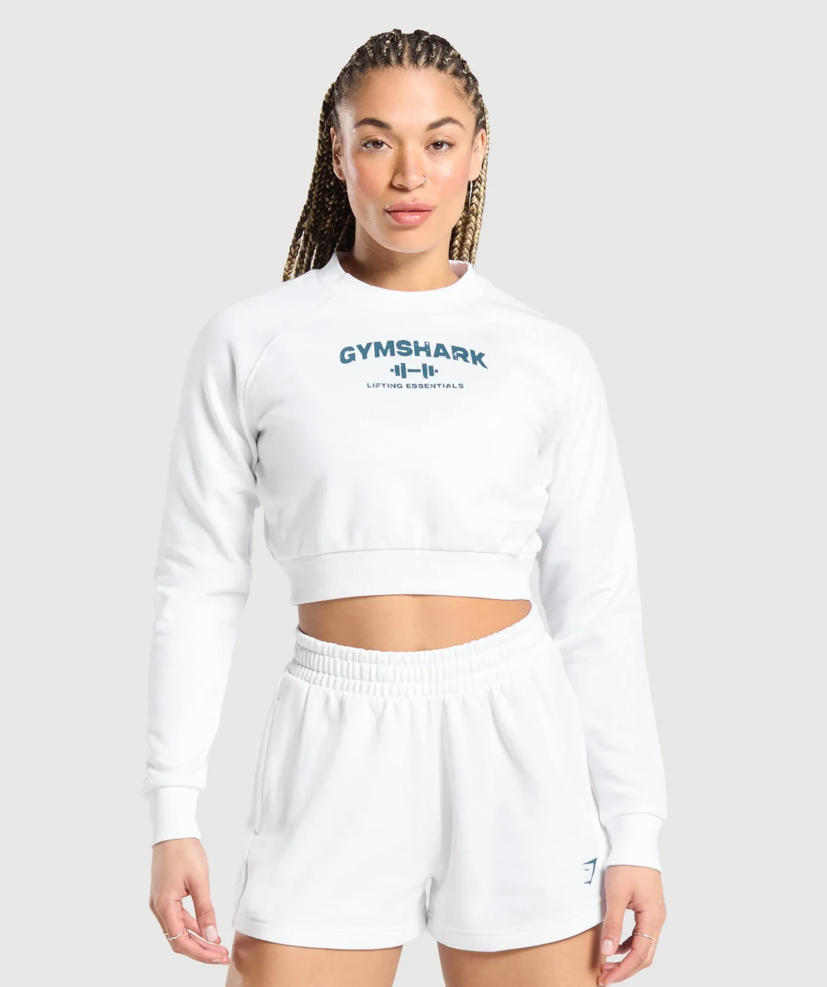 DAMES Gymshark Hoodies & Truien*Team GS Cropped Sweatshirt