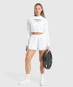 DAMES Gymshark Hoodies & Truien*Team GS Cropped Sweatshirt