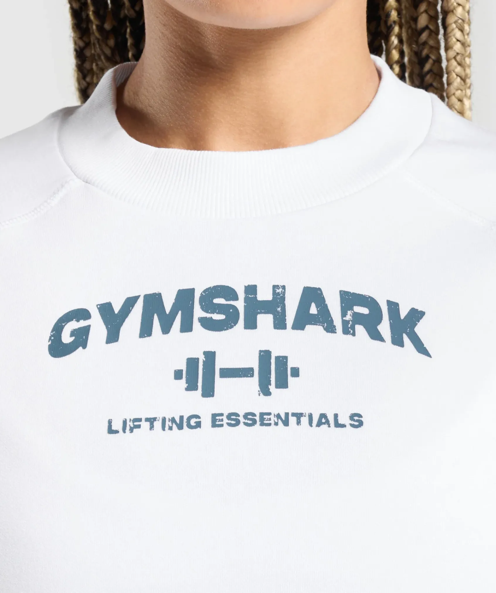 DAMES Gymshark Hoodies & Truien*Team GS Cropped Sweatshirt