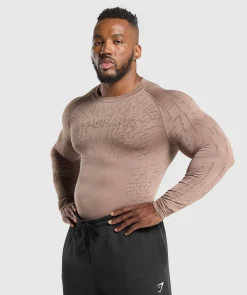 Heren Gymshark T-shirts*Tectonic Long Sleeve T-Shirt