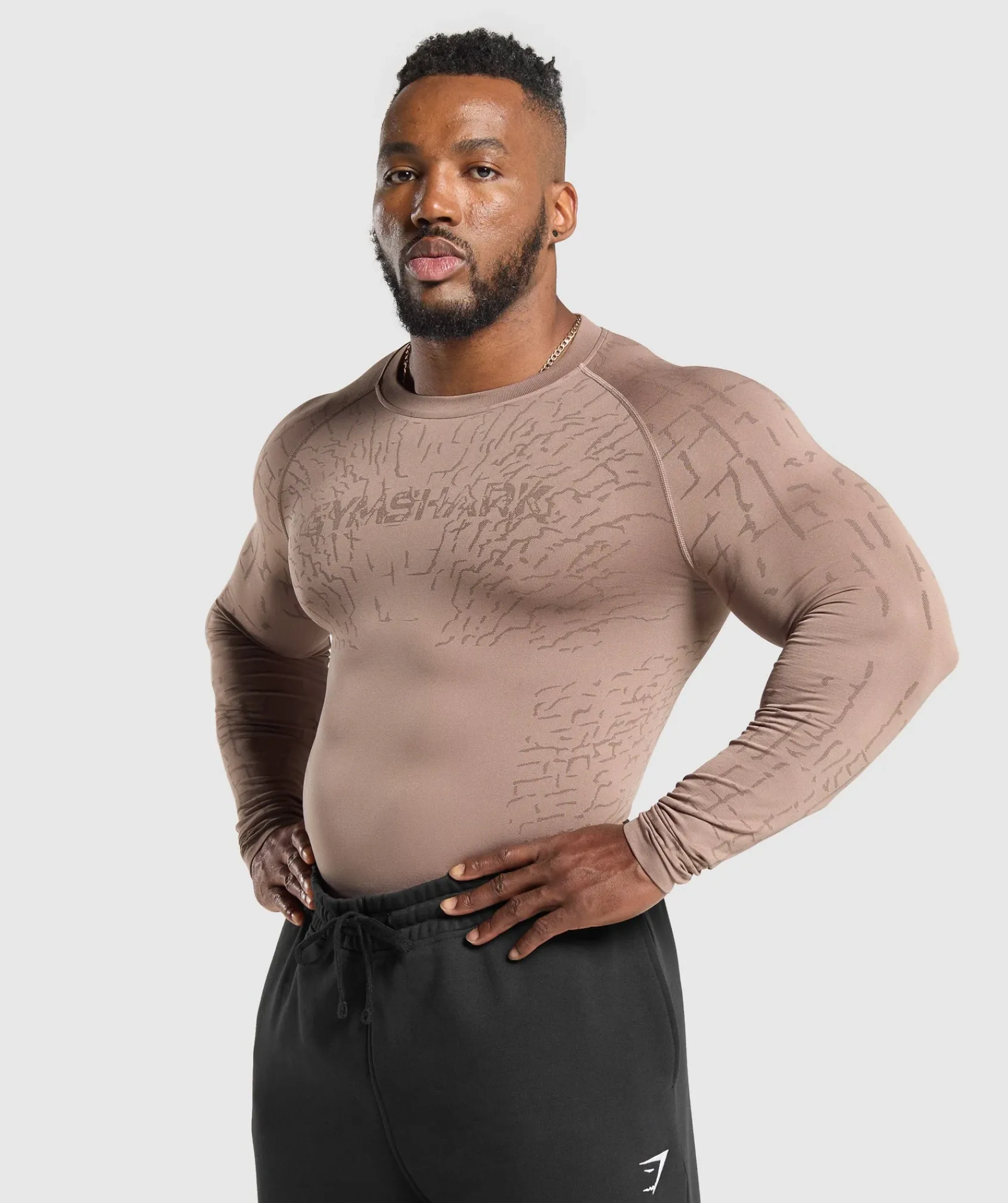 Heren Gymshark T-shirts*Tectonic Long Sleeve T-Shirt