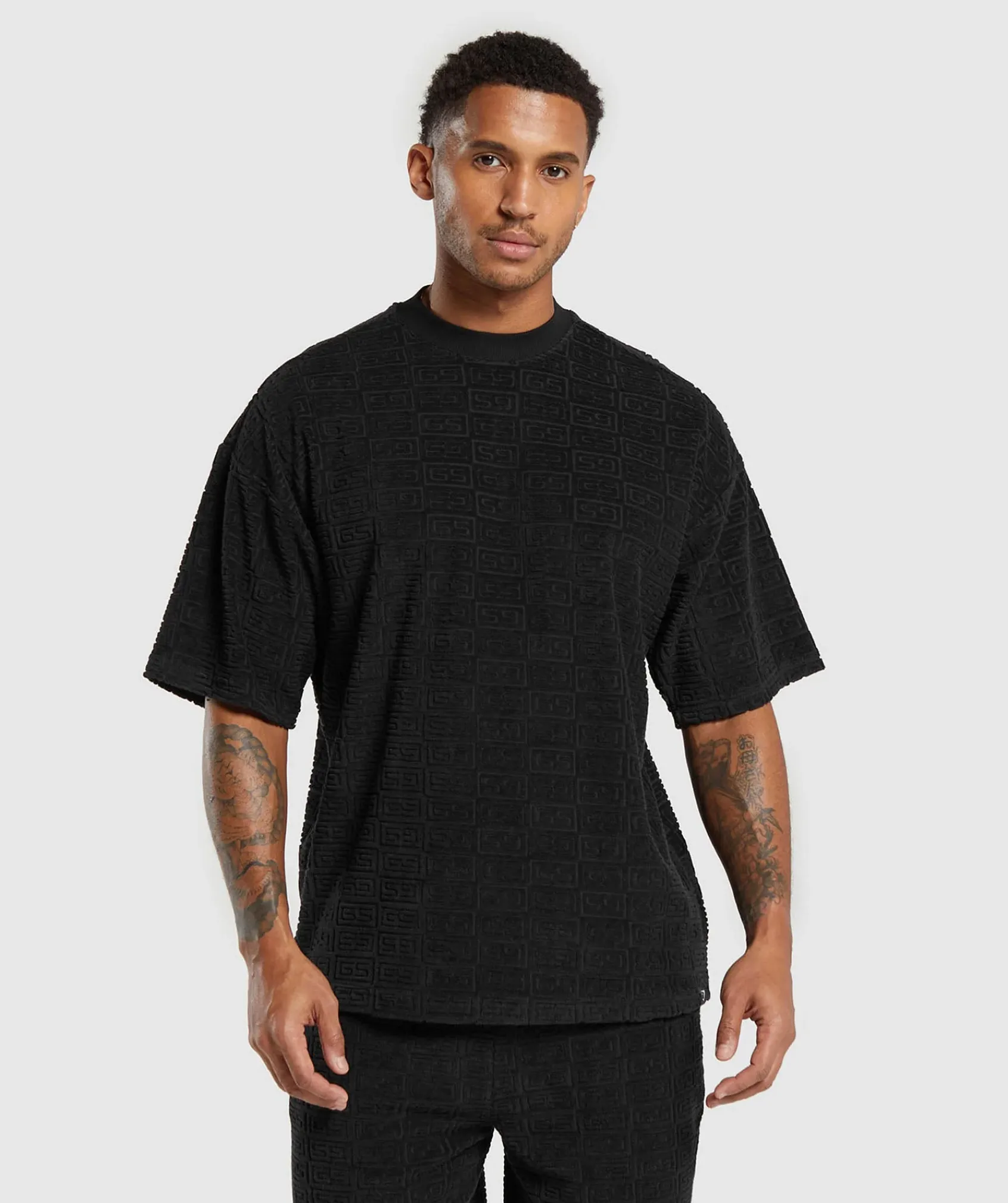 Heren Gymshark T-shirts*Towelling T-Shirt