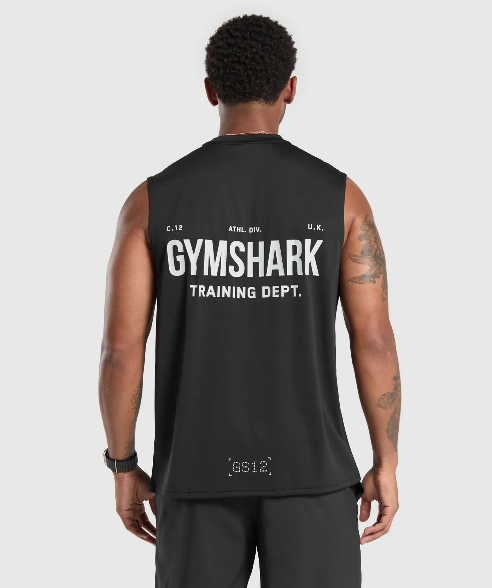 Heren Gymshark Tanktops*Training Department Cut Off Tank