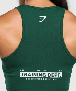DAMES Gymshark Croptops|Tanktops*Training Department Graphic Cropped Tank
