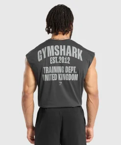 Heren Gymshark Tanktops|T-shirts*Training Dept. UK Cut Off Tank