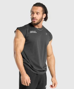 Heren Gymshark Tanktops|T-shirts*Training Dept. UK Cut Off Tank