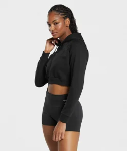 DAMES Gymshark Croptops|Hoodies & Truien*Training Fleece Cropped Hoodie