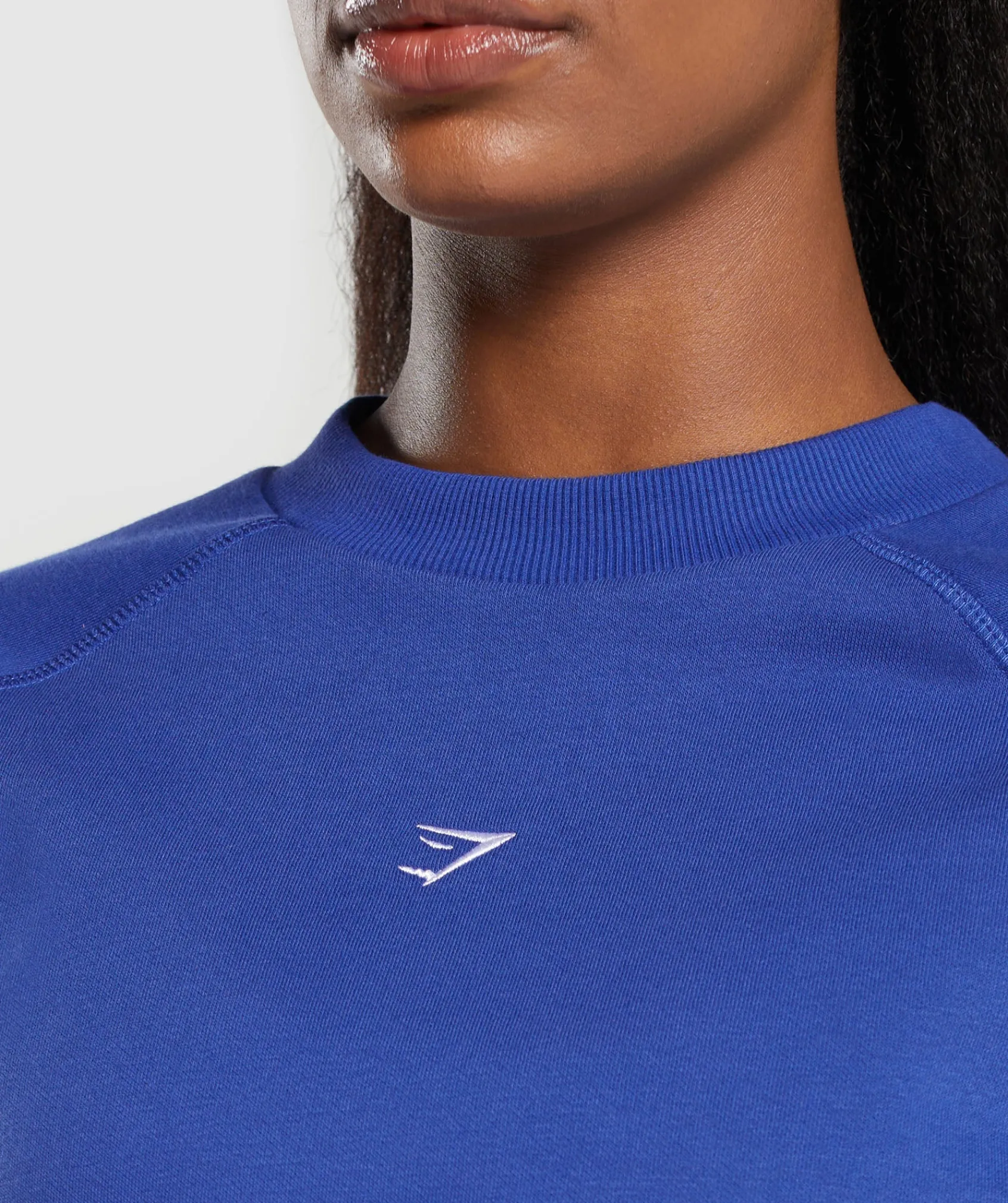 DAMES Gymshark Hoodies & Truien*Training Fleece Cropped Sweatshirt