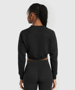DAMES Gymshark Croptops|Hoodies & Truien*Training Fleece Cropped Sweatshirt