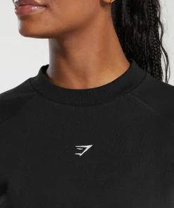 DAMES Gymshark Croptops|Hoodies & Truien*Training Fleece Cropped Sweatshirt