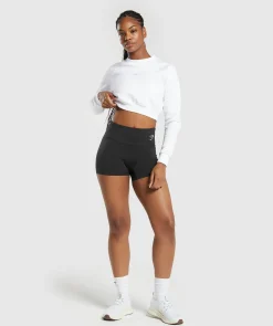 DAMES Gymshark Croptops|Hoodies & Truien*Training Fleece Cropped Sweatshirt