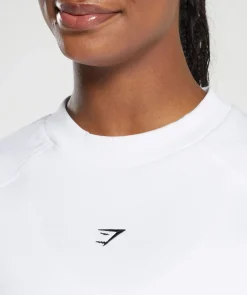 DAMES Gymshark Croptops|Hoodies & Truien*Training Fleece Cropped Sweatshirt