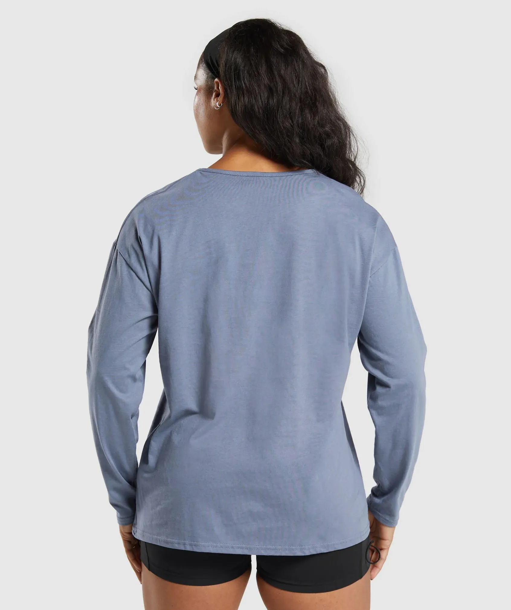 DAMES Gymshark T-shirts*Training Oversized Cotton Long Sleeve Top