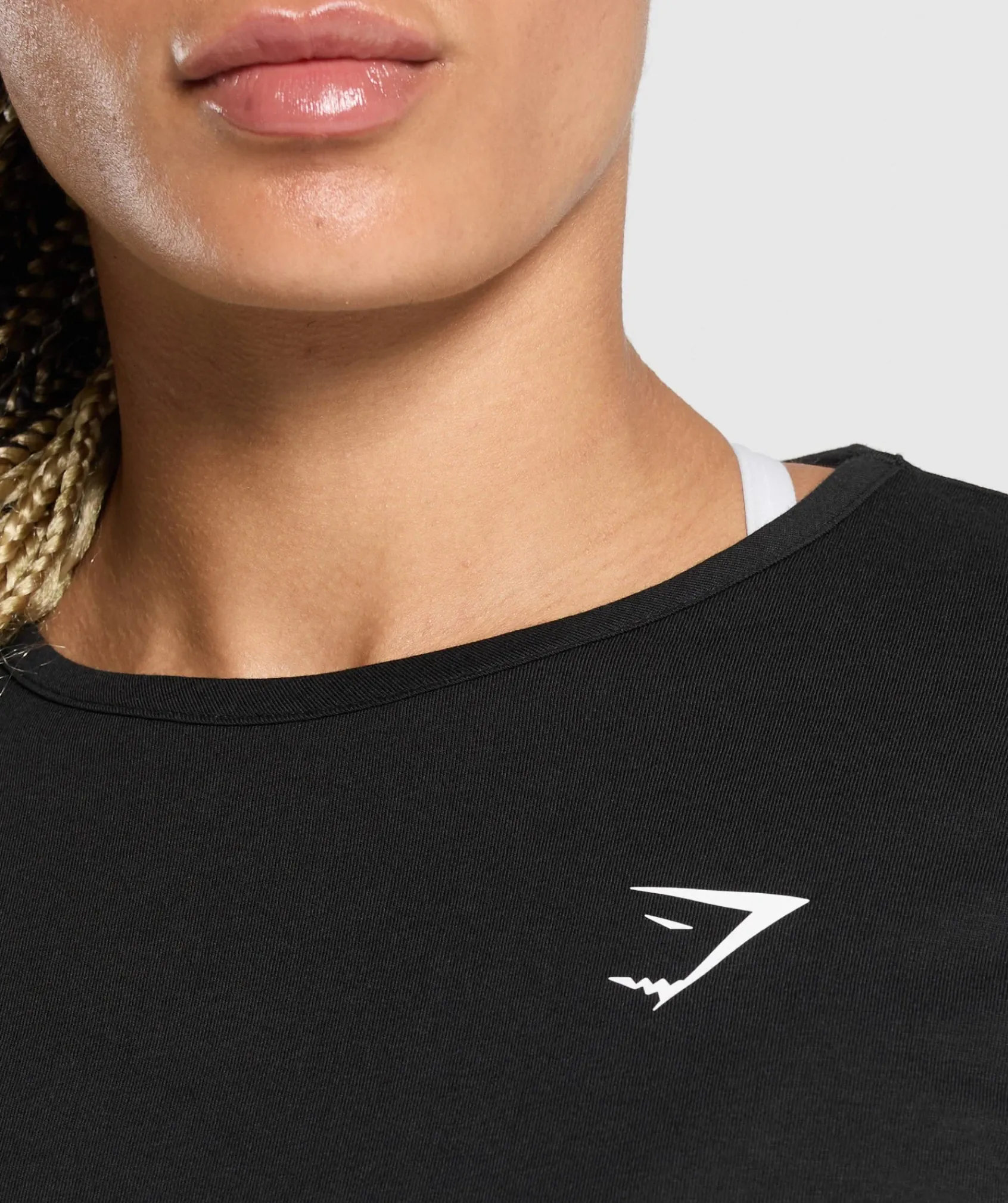 DAMES Gymshark T-shirts*Training Oversized Cotton Long Sleeve Top