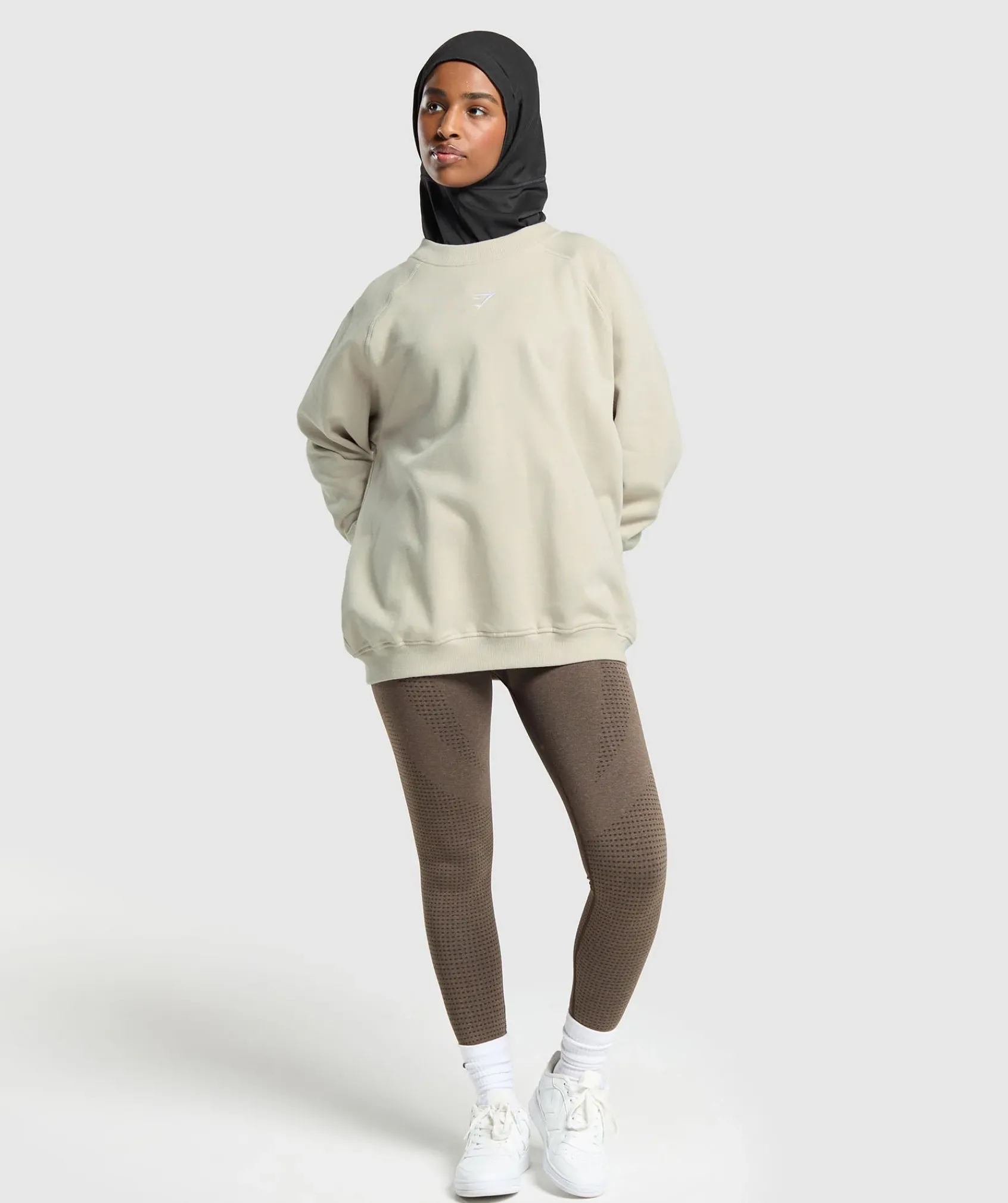 DAMES Gymshark Bedekkende Sportkleding|Hoodies & Truien*Training Oversized Fleece Sweatshirt
